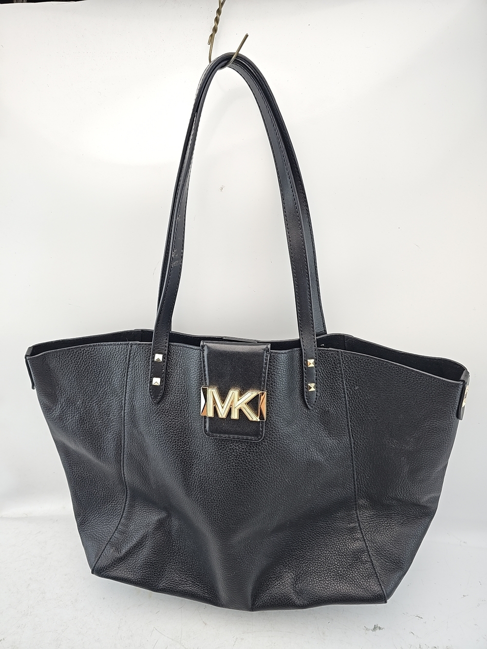 Michael Kors Black Leather Tote Bag